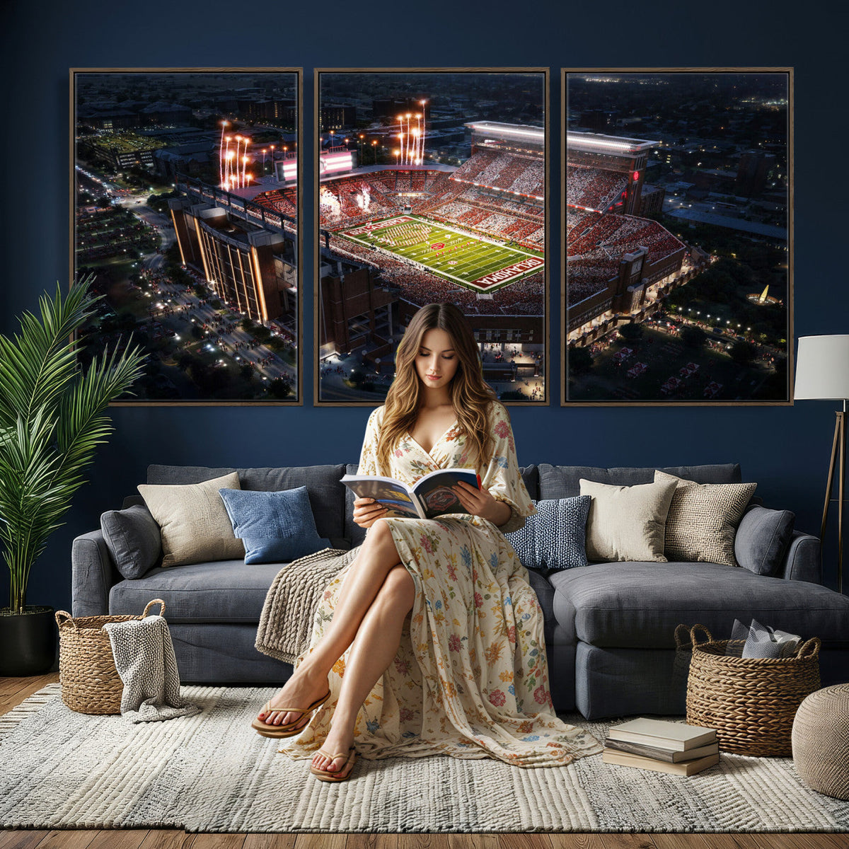 Oklahoma Memorial Stadium, Gaylord Memorial Stadium Wall Art