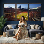 Chicago Bears Soldier Field Canvas Wall Art, NFL Stadium Panorama