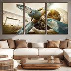 Vintage Airplane Canvas Print