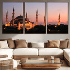 Wall Art Turkey Istanbul Skyline Canvas Print
