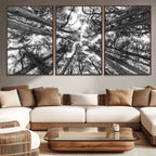 Trees Contemporary Art Canvas Print