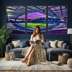 FC Porto Soccer Team Print Canvas, Dragon Stadium Wall Art