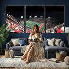 Houston Cougars Football Team Print, Houston TDECU Stadium
