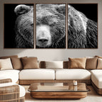 399 Grizzly Bear Canvas Print, Ready to Hang Wall Art