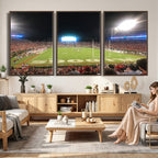Dooley Stadium Wall Art, Sports Arena Panoramic Canvas