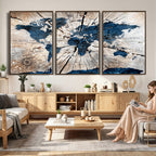 Rustic World Map Canvas Print | Framed Wall Art for Couples