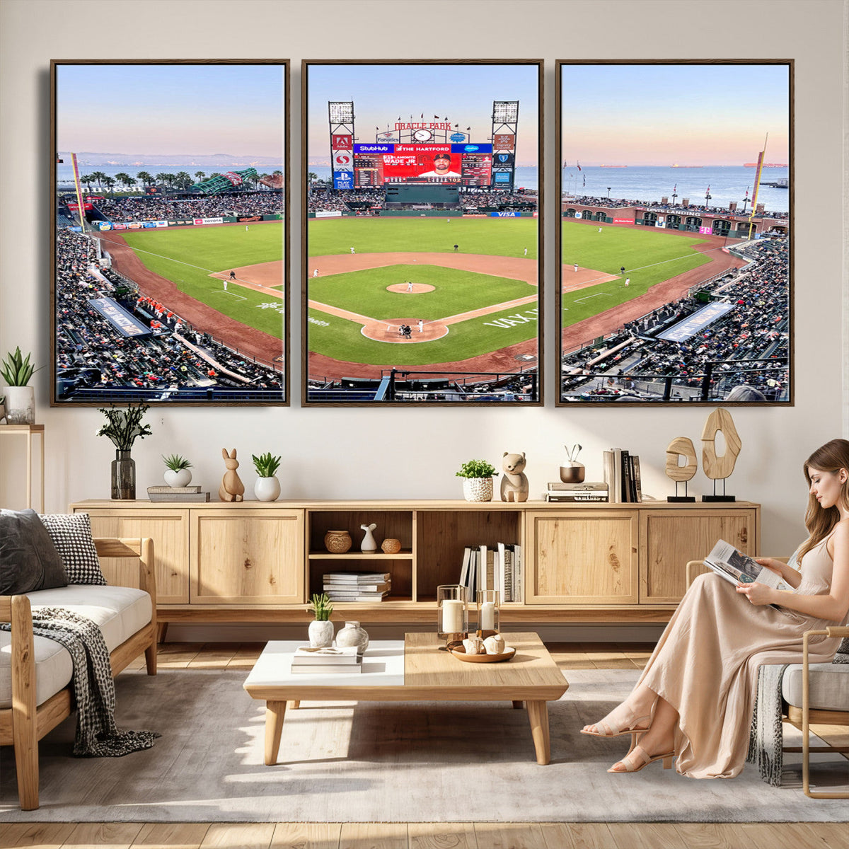 San Francisco Giants Baseball Team Print, Oracle Park