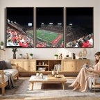 Houston Cougars Football Team Print, Houston TDECU Stadium