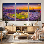 The Louisiana State University Tigers Football Team Print, Framed and Ready to Hang