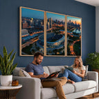 Chicago Bears Soldiers Field Wall Art Canvas Print