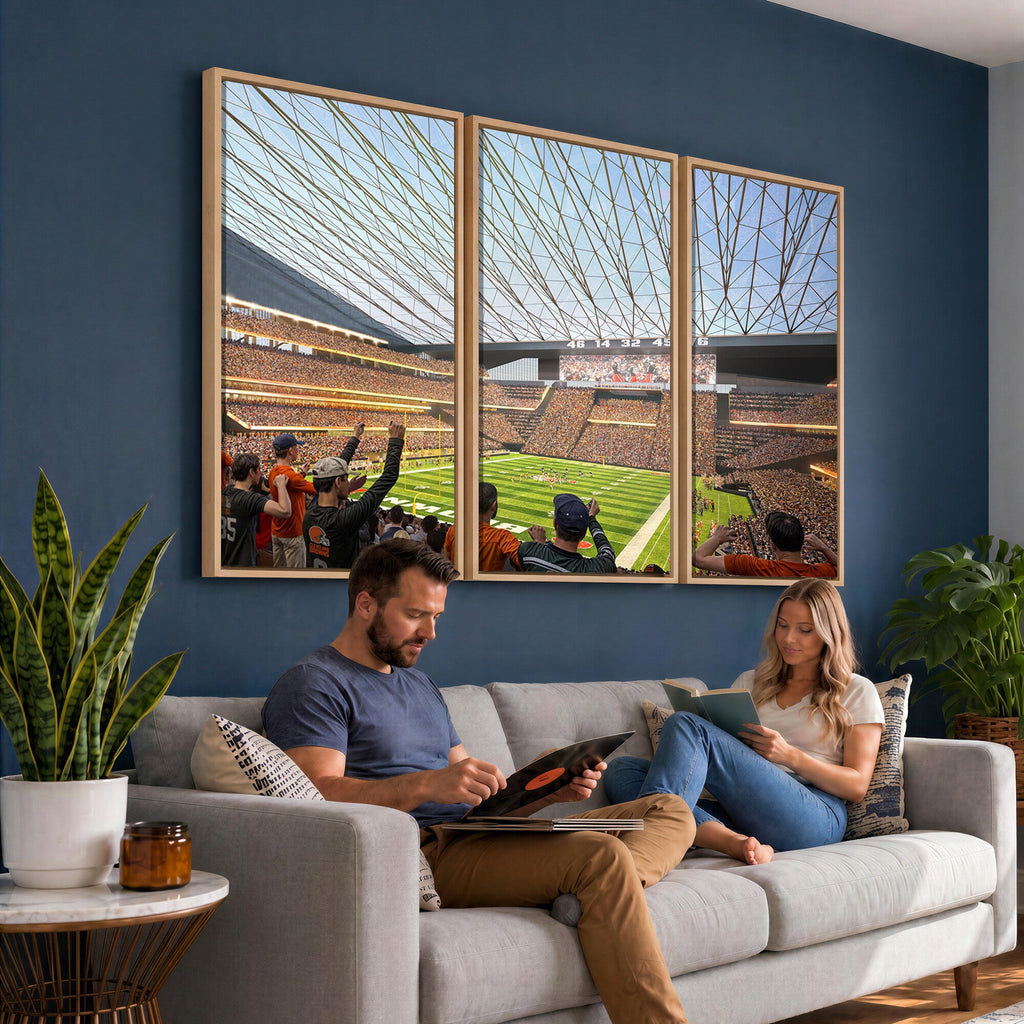 Cleveland Browns Stadium Wall Art Canvas Print