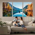 Fantastic Autumn Panorama Wall Art Canvas Print