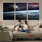 Space and Planet Canvas Print