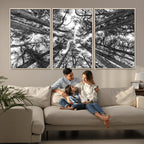 Trees Contemporary Art Canvas Print