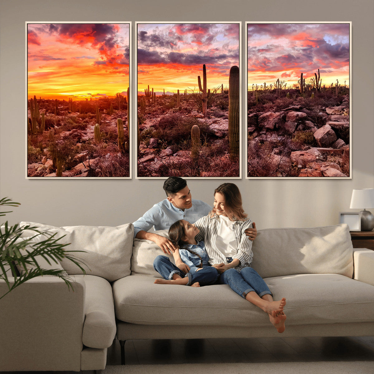 Arizona Desert Print, Western Cowboy Wall Art Print
