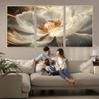 Abstract Floral Wall Art Canvas Print