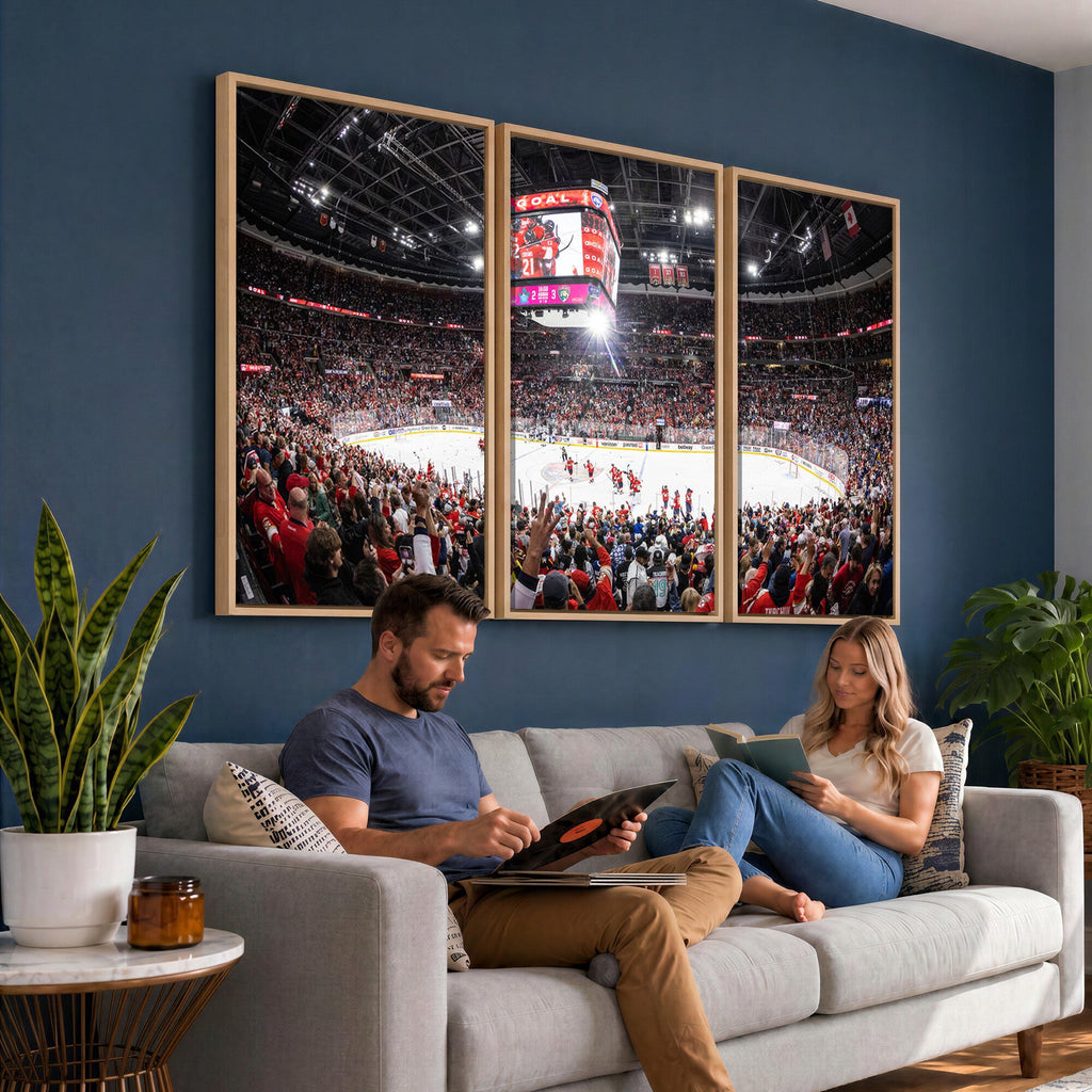 Amerant Bank Arena Wall Art Canvas Print, Hockey Arena