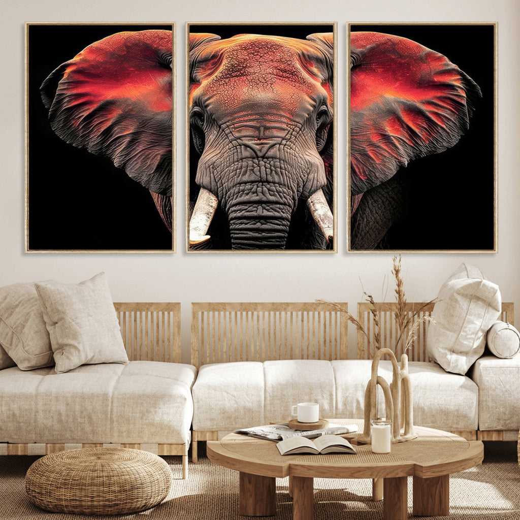 Elephant Wall Art Canvas Print