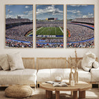 Buffalo Bills Highmark Stadium Wall Art Canvas Print, Bills Game Day Decor