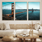 Golden Gate Bridge Wall Art Canvas Print | San Francisco Landmark Photography