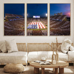 Oklahoma Sooners Memorial Stadium Wall Art Canvas Print