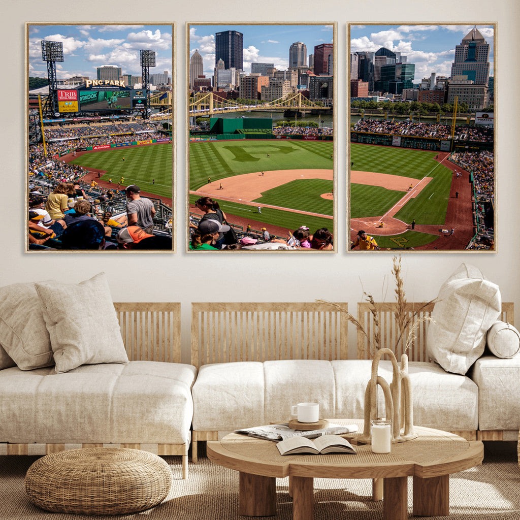Pittsburgh Pirates Baseball Team Print, PNC Park Stadium