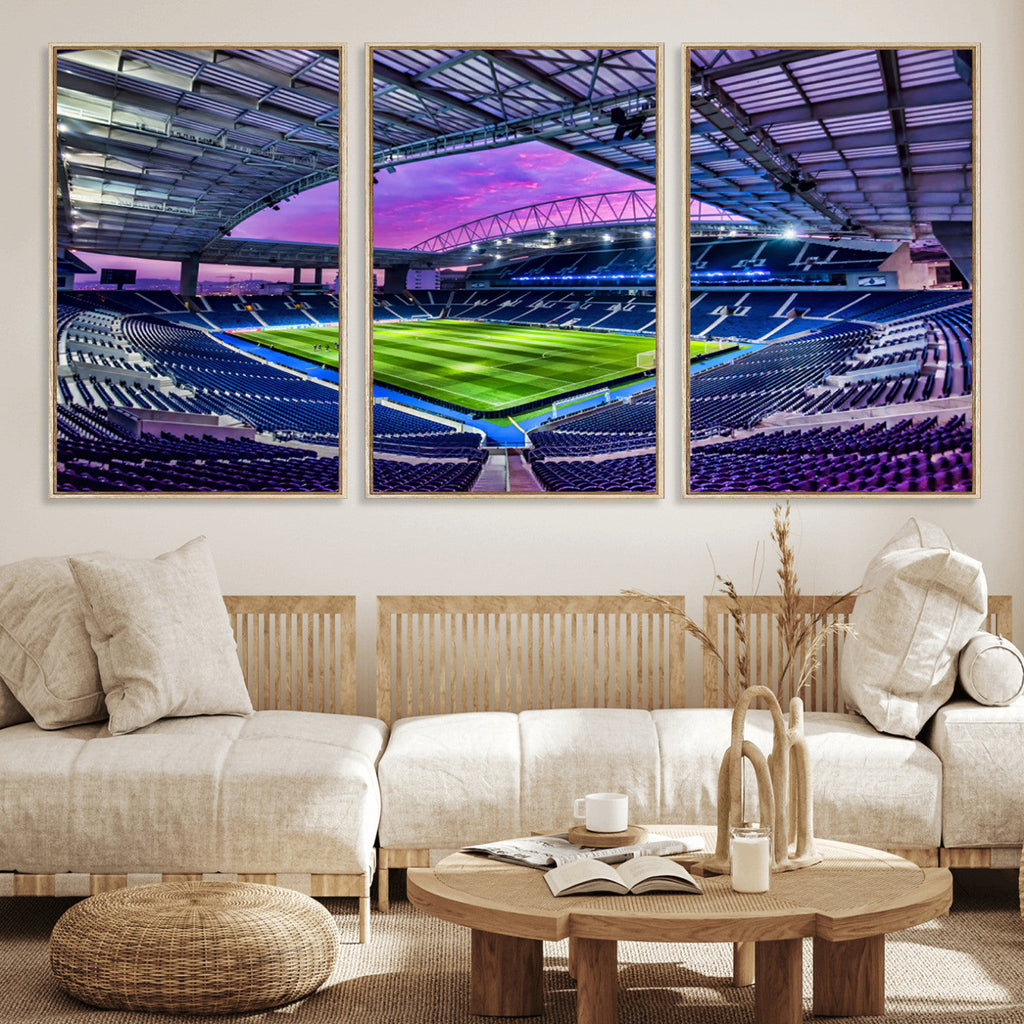 FC Porto Soccer Team Print Canvas, Dragon Stadium Wall Art