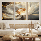 Abstract Floral Wall Art Canvas Print