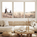 Farm Prints, Set of 6 Farmhouse Wall Art Canvas, Country House Decor