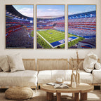 Buffalo Bills Football Team Print Canvas, Buffalo Highmark Stadium