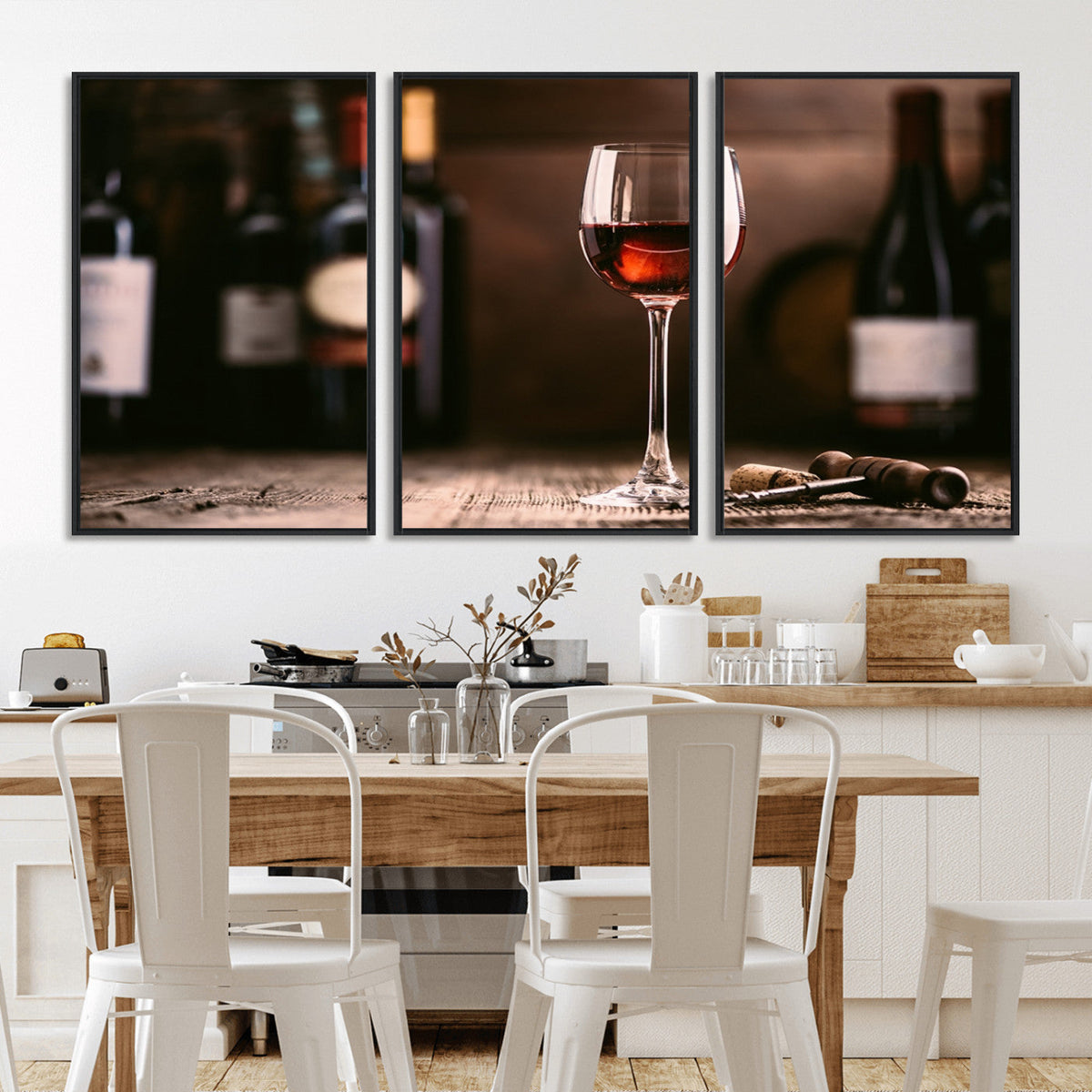 Red Wine and Bottle Canvas Print