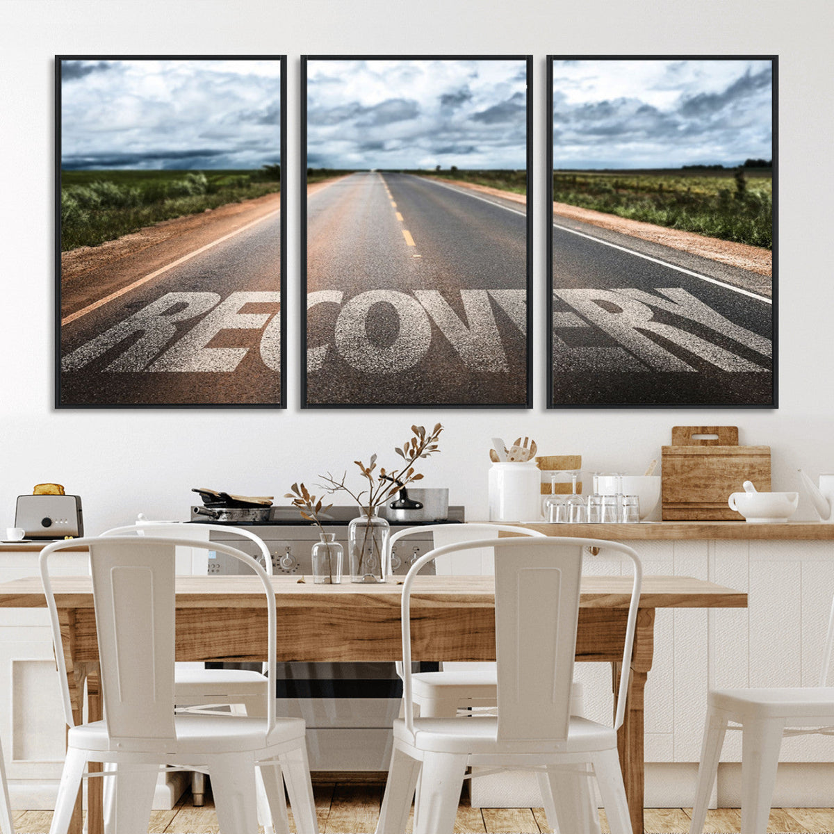 Recovery Road Wall Art Canvas Print