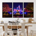Disney Castle Wall Art | Framed Magic Kingdom Canvas