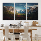 Yosemite National Park Wall Art Canvas Print, Framed El Capitan Mountain Landscape