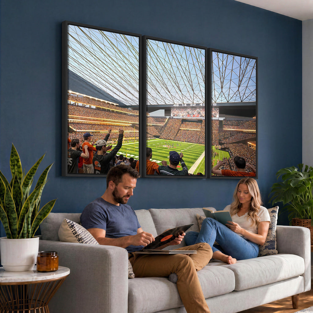 Cleveland Browns Stadium Wall Art Canvas Print