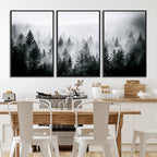 Mountain Elk Wall Art Canvas Print, Framed Rustic Wildlife Art, Lodge Style Decor