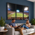 Dooley Stadium Wall Art, Sports Arena Panoramic Canvas