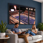 Boise State Broncos Albertsons Stadium Wall Art Canvas Print