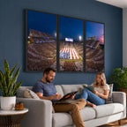 Oklahoma Sooners Memorial Stadium Wall Art Canvas Print