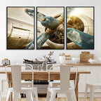 Vintage Airplane Canvas Print