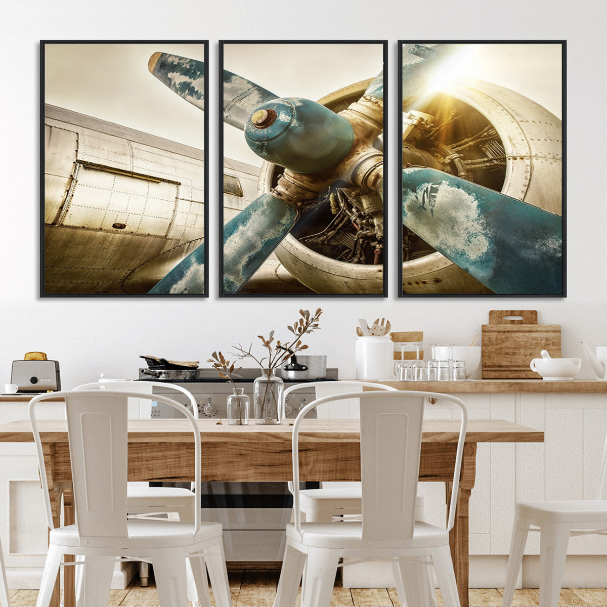 Vintage Airplane Canvas Print