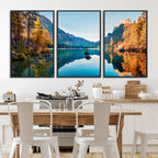 Fantastic Autumn Panorama Wall Art Canvas Print