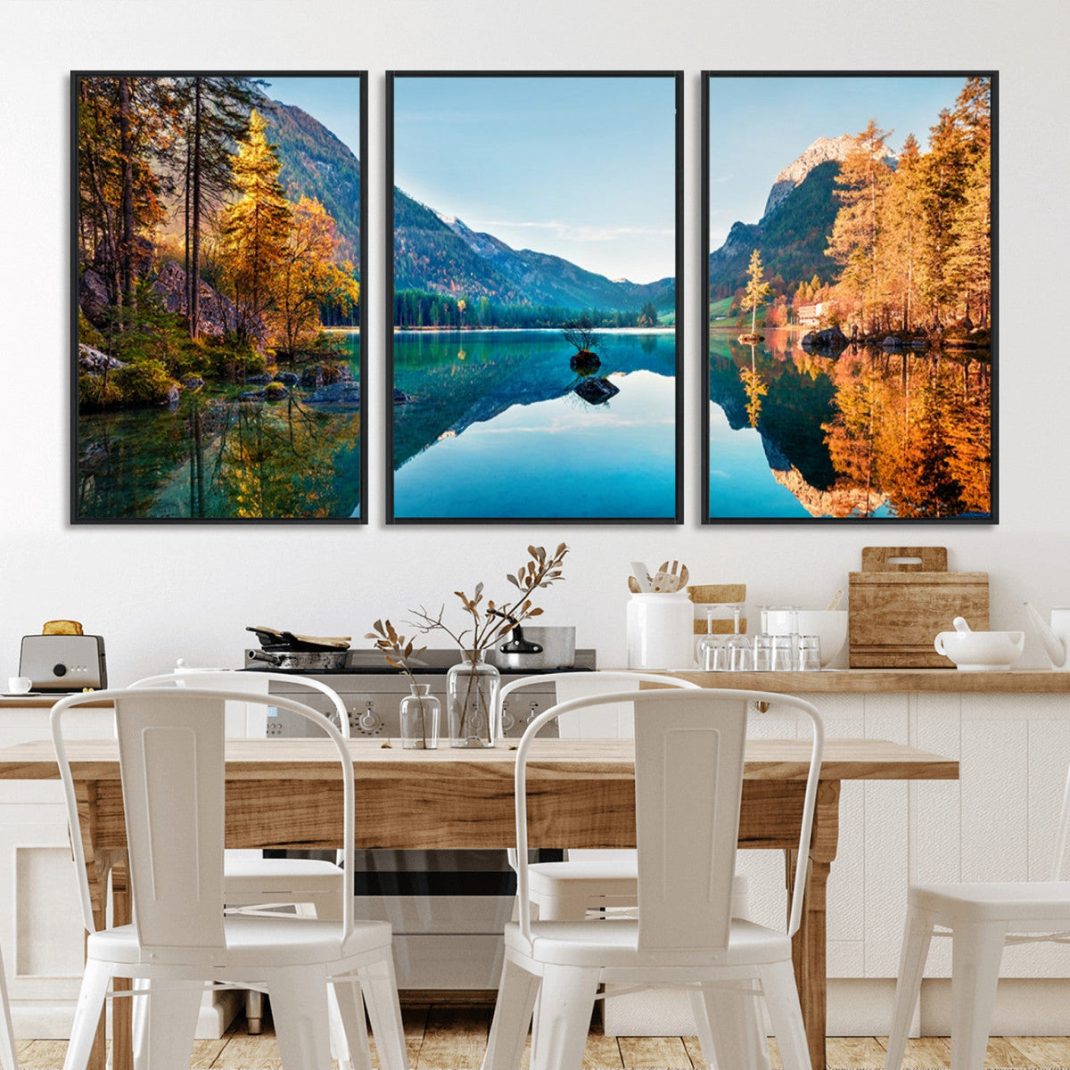 Fantastic Autumn Panorama Wall Art Canvas Print