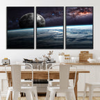 Space and Planet Canvas Print