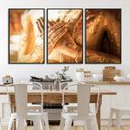 Buddha Statue Hands Wall Art Canvas Print
