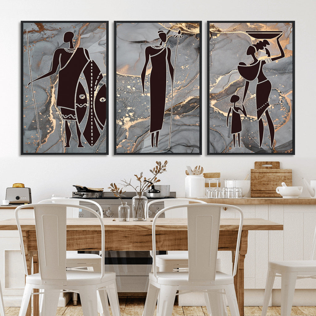 African American Wall Art | Elegant African Women Canvas Print