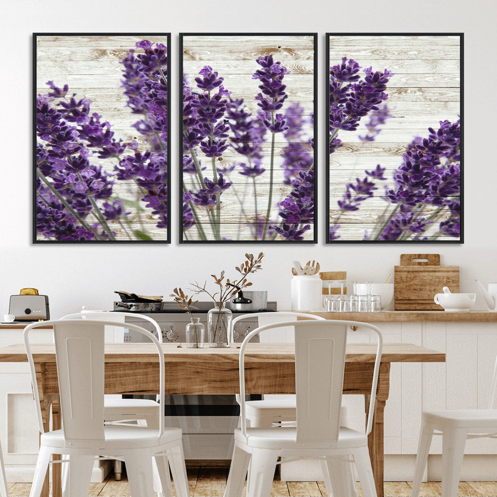 Lavender Herb Wall Art Canvas Print