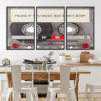 Music Cassette Iconic Wall Art Canvas Print