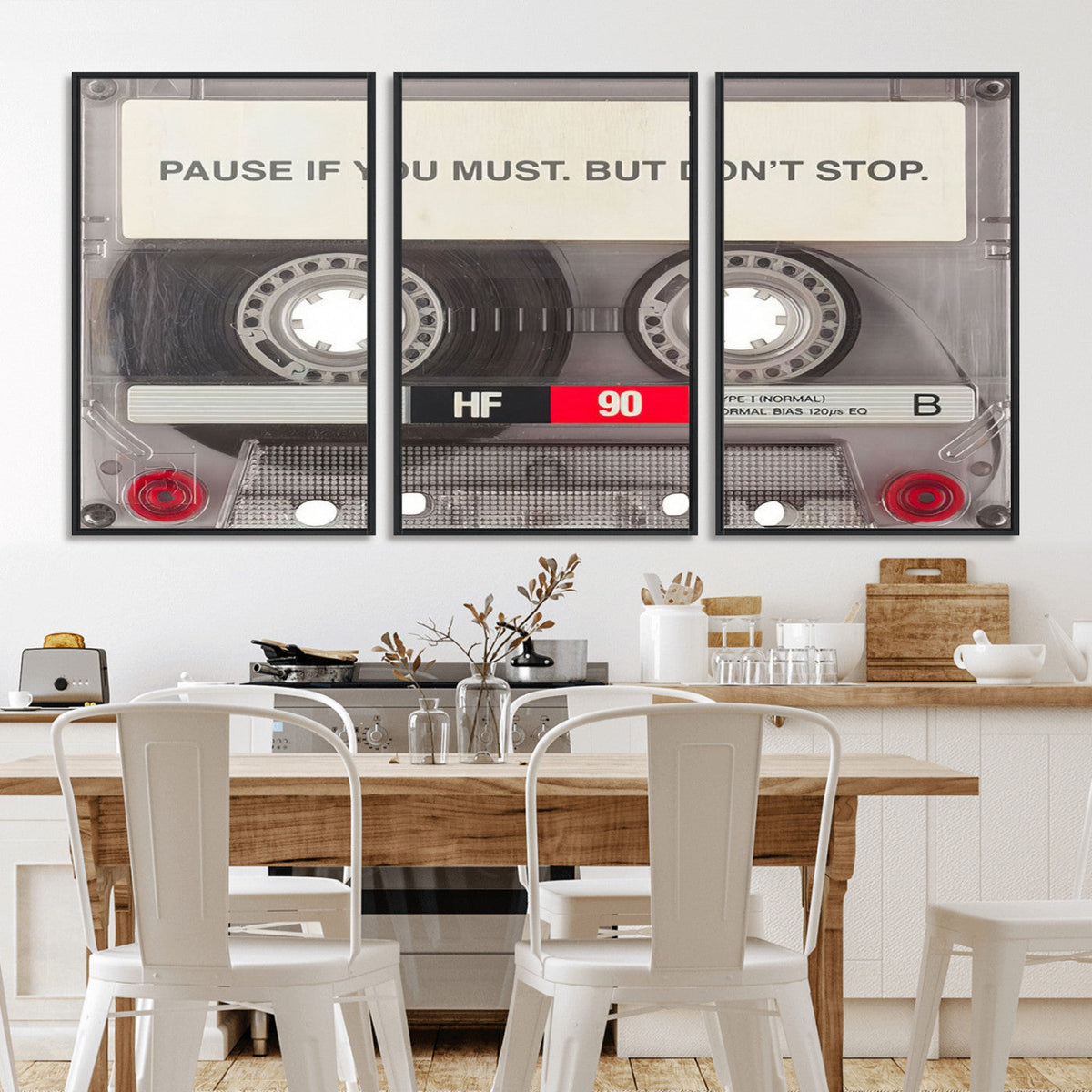 Music Cassette Iconic Wall Art Canvas Print