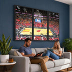 Miami Heat Basketball Team Print Wall Art, Kaseya Center